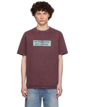 Undercover Burgundy Uc1D9810-T-Shirt - Purple
