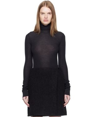 Lemaire Seamless Turtleneck - Black