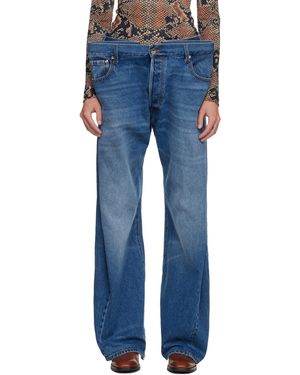 Duran Lantink Hanging Denim Jeans - Blue