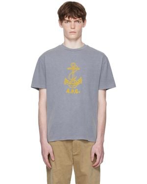 A.P.C. Davy T-Shirt - Blue