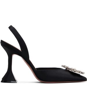 AMINA MUADDI Begum Sling 95 Heels - Black