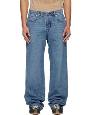 Balmain Loose Jeans - Blue