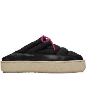 Isabel Marant Black Zikee Slippers
