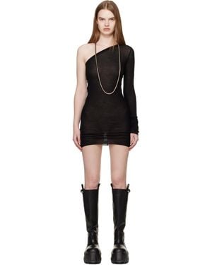 Rick Owens Robe Courte Ziggy Noire