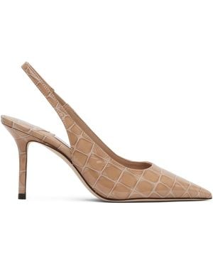 Jimmy Choo Love Sling Back 85 Heels - Black