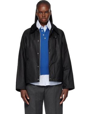 Barbour Transport Waxed Jacket - Blue
