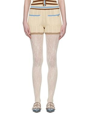 Valentino Cotton Shorts - Natural