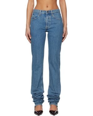 The Attico Long Jeans - Blue