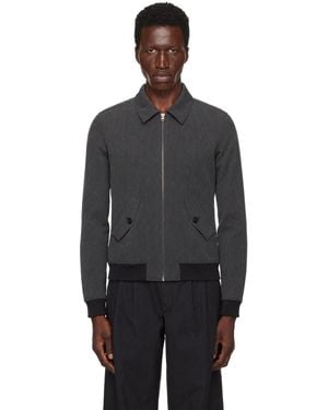 A.P.C. Gaspard Cotton-Wool Blend Jacket - Black