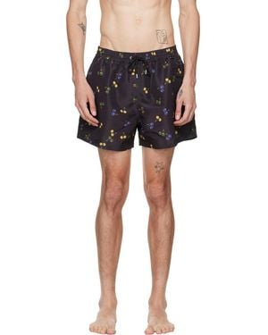 Paul Smith 'Cherries' Swim Shorts - Black