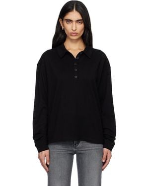 KHAITE Faithful Polo - Black