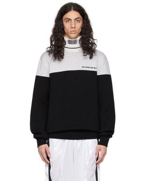 VTMNTS Colorblocked Turtleneck - Black