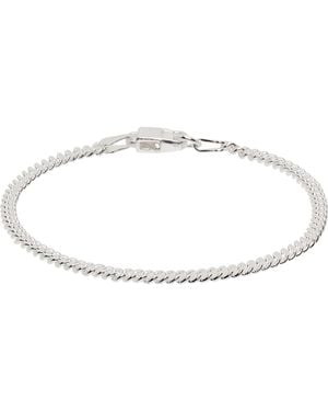メンズ Hatton Labs シルバー Areole S ブレスレット ブラック