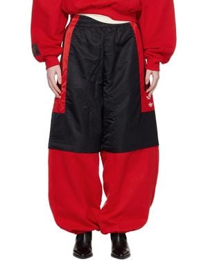 Willy Chavarria Adidas Originals Edition Gomez Zip Off Track Trousers - Red