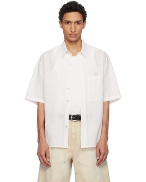 WOOYOUNGMI Striped Shirt - White