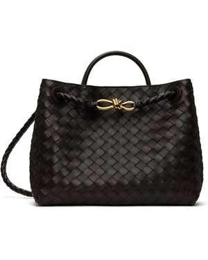 Bottega Veneta ブラウン Andiamo バッグ - ブラック