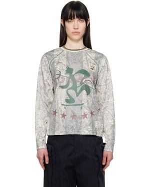 Dime Cursive Snake T-Shirt (Cement in Grey | Lyst UK