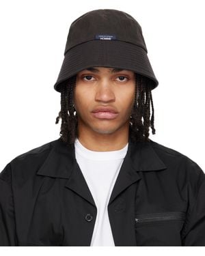 Comme des Garçons Garment Dyed Oxford Bucket Hat - Black