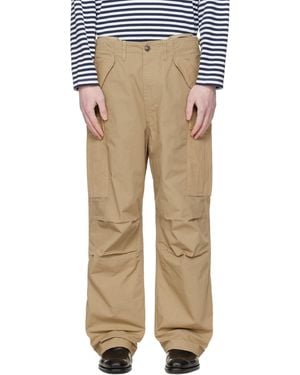 Nanamica Ripstop Cargo Trousers - Natural