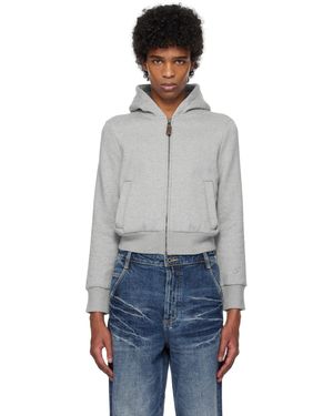 Fax Copy Express Tight Fleece-Lined Hoodie - Black