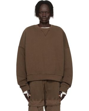Entire studios Box Crew Sweatshirt - Brown