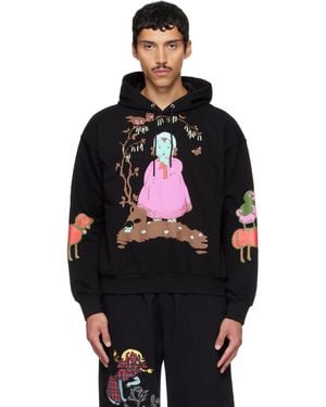 Chopova Lowena Woodland Baby Hoodie - Black
