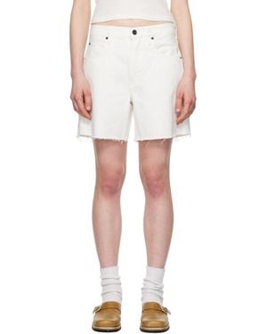SLVRLAKE Denim Sienna Denim Shorts - White