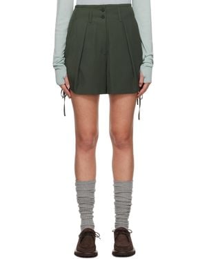 Weekend by Maxmara Khaki Aereo Shorts - Black