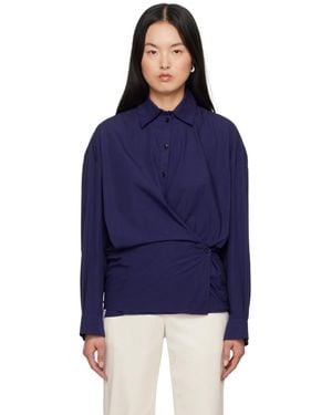 Lemaire Twisted Shirt - Blue