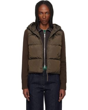 Canada Goose Hybridge Wide Quilt Knit Down Jacket - Black