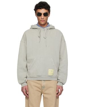 Axel Arigato Taupe Patch Washed Hoodie - Grey