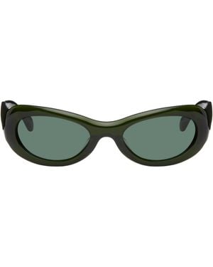 Port Tanger Ssense Exclusive Khilna Sunglasses - Green