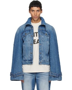 Egonlab Raglan Denim Jacket - Blue