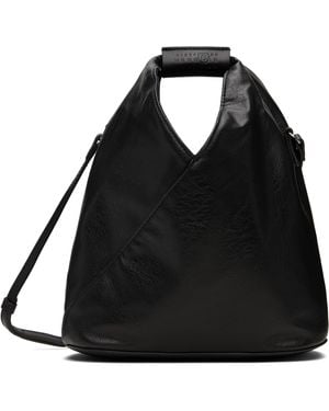 MM6 by Maison Margiela ブラック Triangle クロスボディバッグ