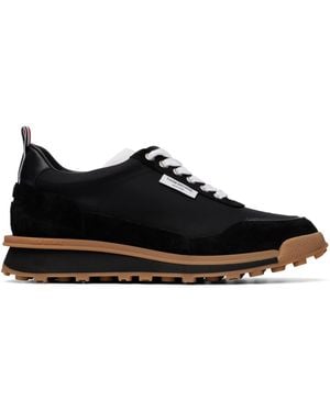 Thom Browne Tech Nylon Alumni Sneakers - Black