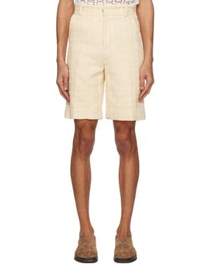 young n sang Sequined Shorts - Natural