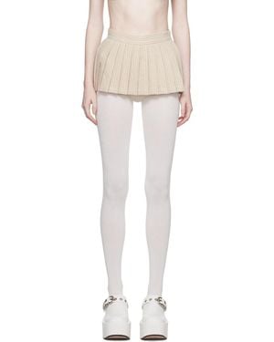 Pushbutton Ssense Exclusive Skort - Natural