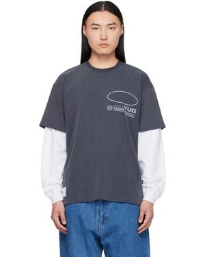 WTAPS Sldr Long Sleeve T-Shirt - Blue