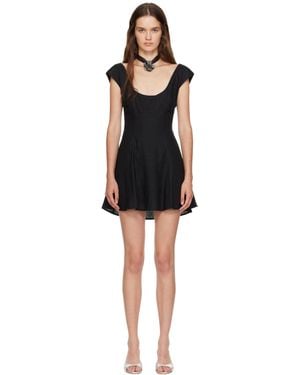 GUIZIO Robe Courte Leila Noire