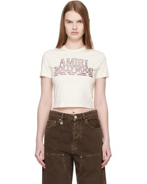 Amiri Off- Hollywood' Baby T-Shirt - Multicolour