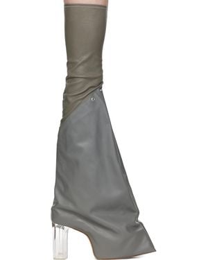 Rick Owens Concordians Taco Kiss Boots - Black