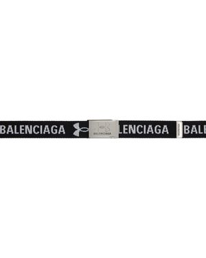 Balenciaga Ceinture Noire De Style Planchiste Édition Under Armour