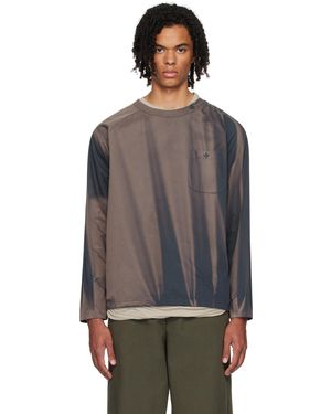 【関税込み】JiyongKim ネイビー サンブリーチ 長袖Tシャツ メンズ JiyongKim Tシャツ | オンラインセールは最大40%オフ | Lyst