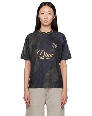 Dime Chequered Home Jersey - Black