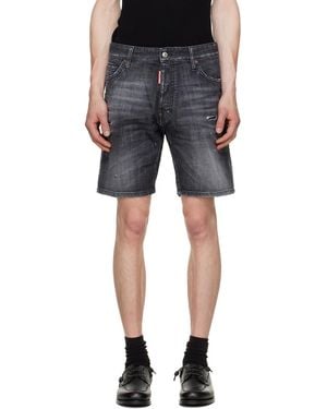 DSquared² Marine Denim Shorts - Black