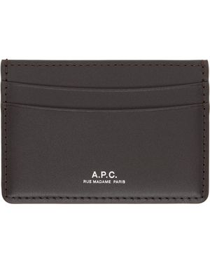 A.P.C. Porte-Carte André Brun - Noir
