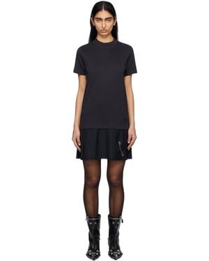 Balenciaga ブラック レイヤード Tシャツ ミニドレス