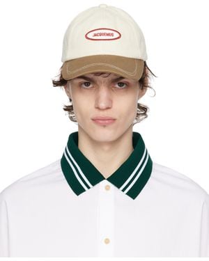 Jacquemus オフホワイト＆ブラウン La Croisière 'The Gelato' キャップ - ナチュラル