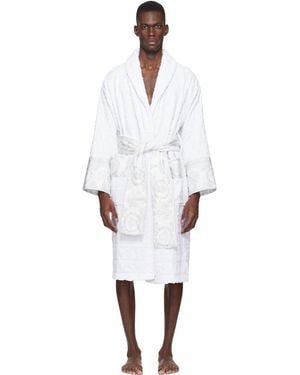 Versace 'I Heart Baroque' Bathrobe - Black