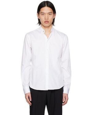 WOOYOUNGMI Band Collar Shirt - White